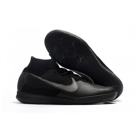 Kopačky Nike SuperflyX 6 Elite IC Černá Stříbrný Kopačky Nike SuperflyX 6 Elite IC Černá Stříbrný