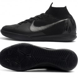Kopačky Nike SuperflyX 6 Elite IC Černá Stříbrný