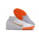 Kopačky Nike SuperflyX 6 Elite IC Bílý oranžový Stříbrný Kopačky Nike SuperflyX 6 Elite IC Bílý oranžový Stříbrný