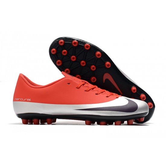Kopačky Nike Dream Speed Mercurial Vapor 13 Academy AG Červené Stříbrný Kopačky Nike Dream Speed Mercurial Vapor 13 Academy AG Červené Stříbrný