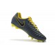 Kopačky Nike Flyknit Tiempo Legend VII FG Dark Šedá Zelená Kopačky Nike Flyknit Tiempo Legend VII FG Dark Šedá Zelená