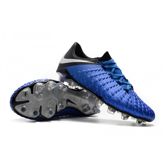 Kopačky Nike Hypervenom Phantom III DF FG Tmavě modrá Stříbrný Kopačky Nike Hypervenom Phantom III DF FG Tmavě modrá Stříbrný