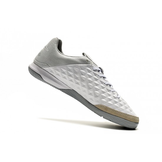 Kopačky Nike Legend VIII Academy IC Bílý Stříbrný Kopačky Nike Legend VIII Academy IC Bílý Stříbrný
