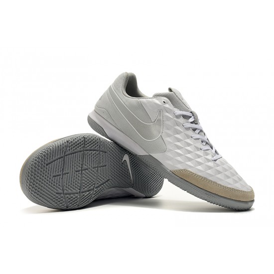 Kopačky Nike Legend VIII Academy IC Bílý Stříbrný Kopačky Nike Legend VIII Academy IC Bílý Stříbrný