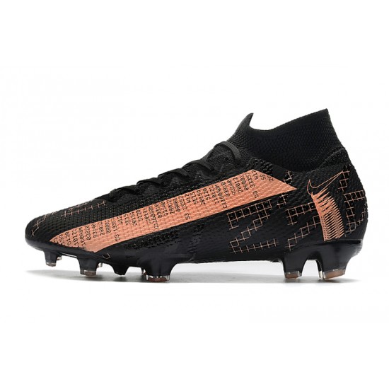 Kopačky Nike Mercurial Superfly 7 Elite FG Černá oranžový Kopačky Nike Mercurial Superfly 7 Elite FG Černá oranžový