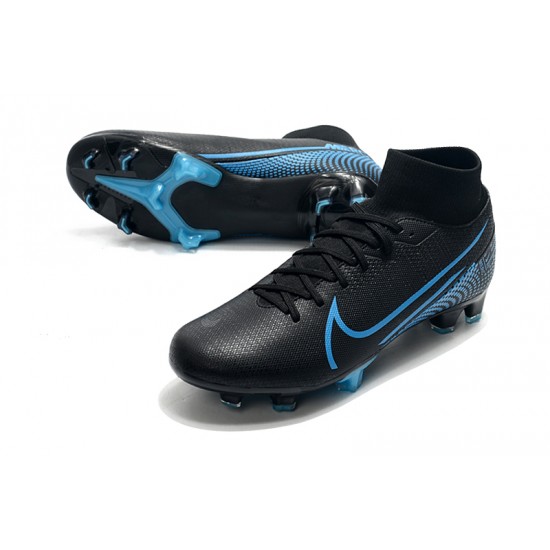 Kopačky Nike Mercurial Superfly 7 Elite FG Tmavě modrá Kopačky Nike Mercurial Superfly 7 Elite FG Tmavě modrá