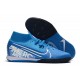 Kopačky Nike Mercurial Superfly 7 Elite MDS IC Flyknit Modrý Bílý Kopačky Nike Mercurial Superfly 7 Elite MDS IC Flyknit Modrý Bílý