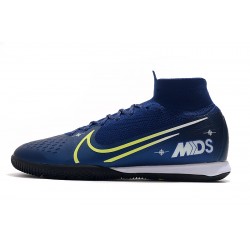 Kopačky Nike Mercurial Superfly 7 Elite MDS IC Flyknit Královská modrá