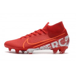 Kopačky Nike Mercurial Superfly 7 Elite SE FG Červené Bílý