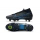 Kopačky Nike Mercurial Superfly 7 Elite SG-PRO AC Flyknit 360 Černá Modrý Nachový Kopačky Nike Mercurial Superfly 7 Elite SG-PRO AC Flyknit 360 Černá Modrý Nachový