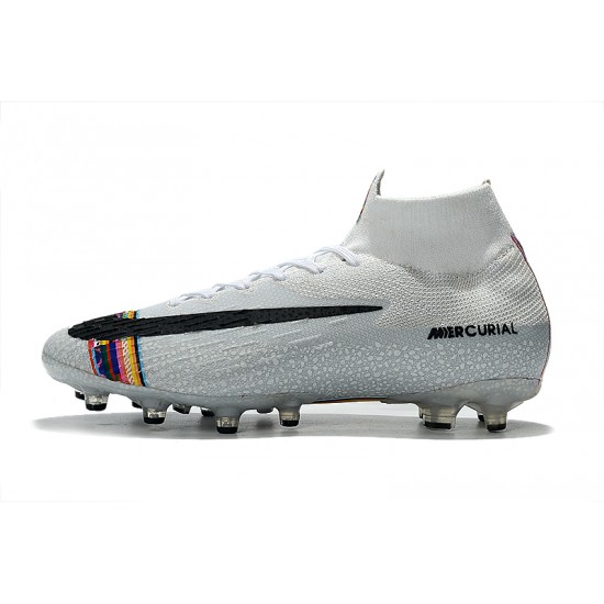 Kopačky Nike Mercurial Superfly VI 360LVL UP Elite FG Bílý Kopačky Nike Mercurial Superfly VI 360LVL UP Elite FG Bílý