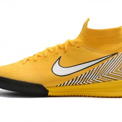 Kopačky Nike Mercurial Superfly VI Flyknit 360 Elite Neymar IN Žlutá Bílý