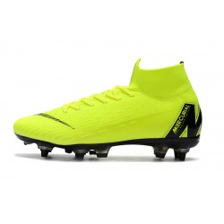 Kopačky Nike Mercurial Superfly VI Flyknit Elite SG AC Neon Zelená