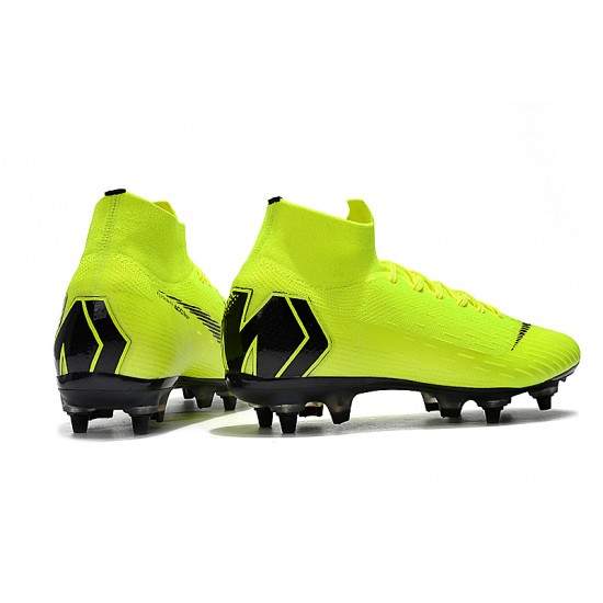 Kopačky Nike Mercurial Superfly VI Flyknit Elite SG AC Neon Zelená Kopačky Nike Mercurial Superfly VI Flyknit Elite SG AC Neon Zelená