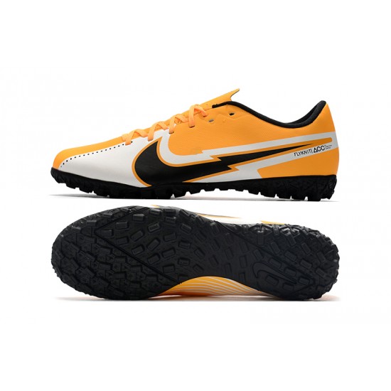 Kopačky Nike Mercurial Vapor 13 Academy TF oranžový Bílý Černá Kopačky Nike Mercurial Vapor 13 Academy TF oranžový Bílý Černá