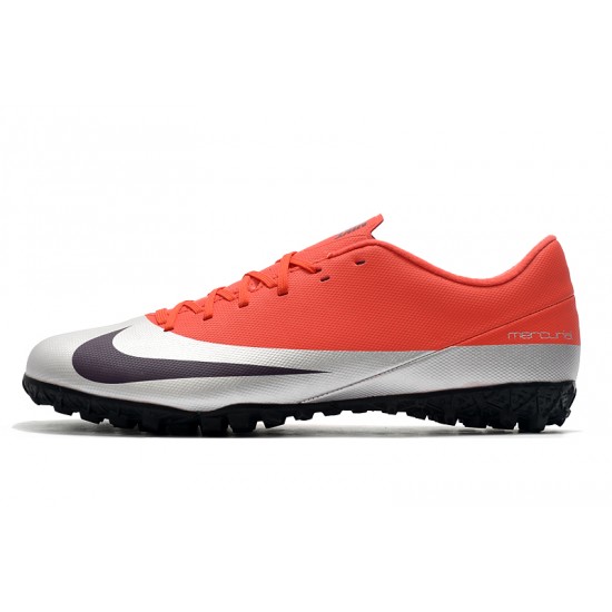 Kopačky Nike Mercurial Vapor 13 Academy TF Červené Stříbrný Kopačky Nike Mercurial Vapor 13 Academy TF Červené Stříbrný