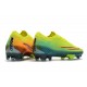 Kopačky Nike Mercurial Vapor 13 Elite FG Neon Zelená Modrý Kopačky Nike Mercurial Vapor 13 Elite FG Neon Zelená Modrý