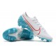 Kopačky Nike Mercurial Vapor 13 Elite FG Bílý Modrý Zelená Kopačky Nike Mercurial Vapor 13 Elite FG Bílý Modrý Zelená