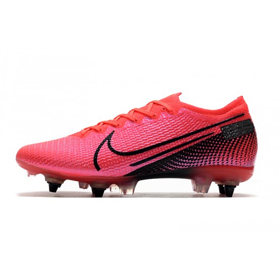Kopačky Nike Mercurial Vapor 13 Elite SG-PRO AC Růžový Černá Kopačky Nike Mercurial Vapor 13 Elite SG-PRO AC Růžový Černá