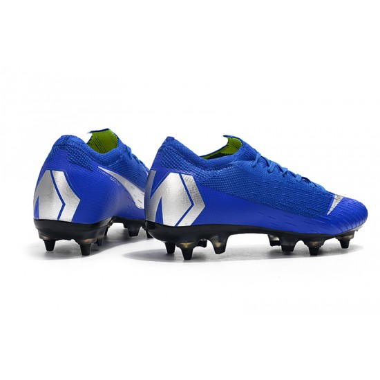 Kopačky Nike Mercurial Vapor VII Elite SG AC Modrý Stříbrný Kopačky Nike Mercurial Vapor VII Elite SG AC Modrý Stříbrný
