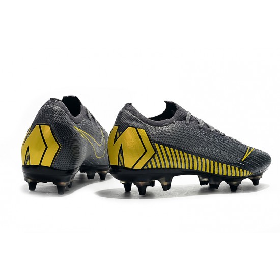 Kopačky Nike Mercurial Vapor VII Elite SG AC Dark Šedá Žlutá Kopačky Nike Mercurial Vapor VII Elite SG AC Dark Šedá Žlutá