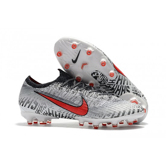 Kopačky Nike Mercurial Vapor XII Elite AG Stříbrný Červené Kopačky Nike Mercurial Vapor XII Elite AG Stříbrný Červené