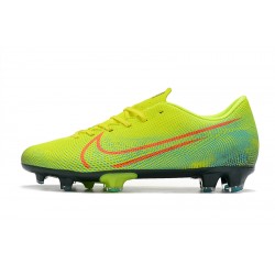 Kopačky Nike Mercurial Vapor XIII FG Neon Zelená