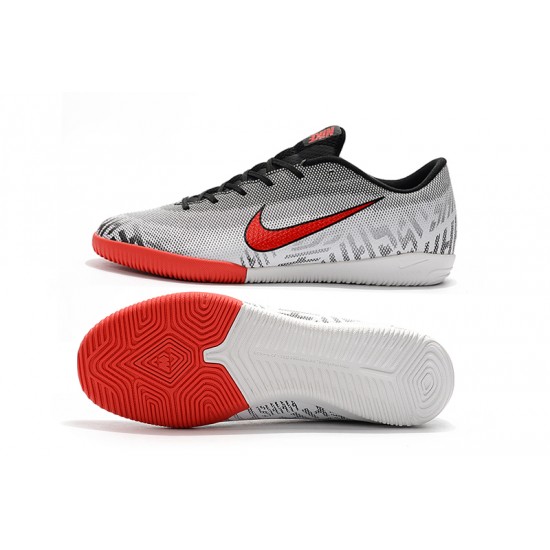 Kopačky Nike Mercurial VaporX XII Academy IC Stříbrný Červené Kopačky Nike Mercurial VaporX XII Academy IC Stříbrný Červené