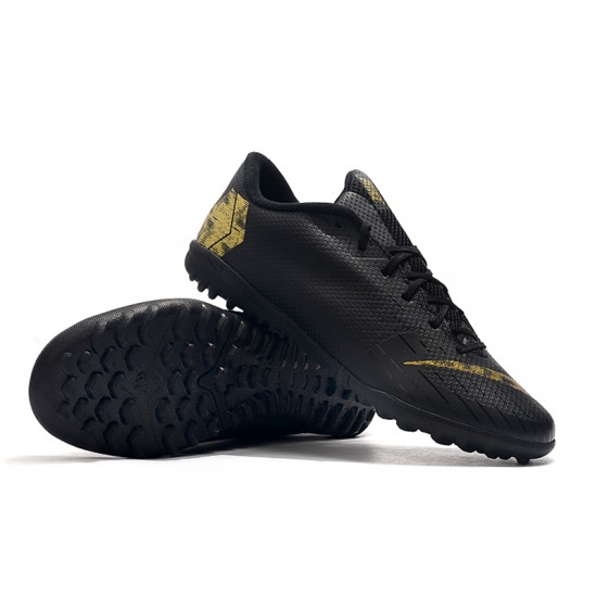 Kopačky Nike Mercurial VaporX XII Academy TF Černá Zlatý Kopačky Nike Mercurial VaporX XII Academy TF Černá Zlatý