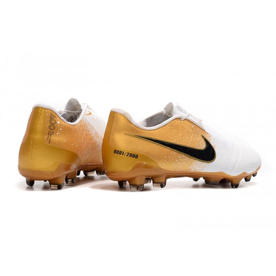 Kopačky Nike Phantom VNM Elite FG Zlatý Bílý Černá Kopačky Nike Phantom VNM Elite FG Zlatý Bílý Černá