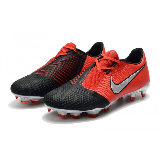 Kopačky Nike Phantom VNM Elite FG Červené Černá Stříbrný Kopačky Nike Phantom VNM Elite FG Červené Černá Stříbrný
