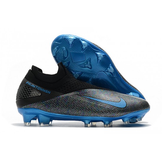 Kopačky Nike Phantom VSN Elite DF FG Bezcenný Modrý Černá Kopačky Nike Phantom VSN Elite DF FG Bezcenný Modrý Černá