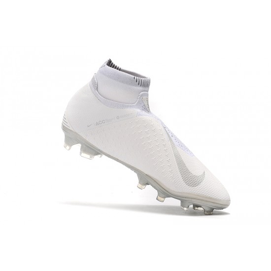 Kopačky Nike Phantom VSN Elite DF FG Bezcenný Bílý Stříbrný Kopačky Nike Phantom VSN Elite DF FG Bezcenný Bílý Stříbrný