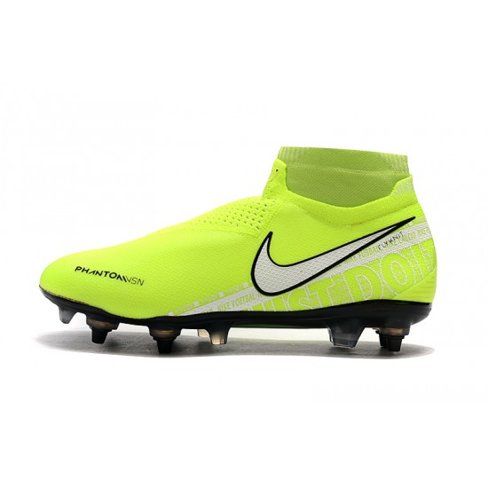 Kopačky Nike Phantom VSN Elite DF SG-Pro Anti Clog Neon Zelená Kopačky Nike Phantom VSN Elite DF SG-Pro Anti Clog Neon Zelená