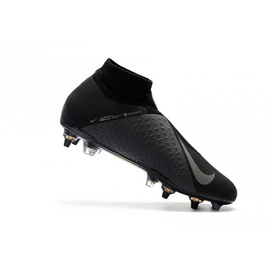 Kopačky Nike Phantom VSN Elite DF SG-Pro Anti Clog Bezcenný Černá Stříbrný Kopačky Nike Phantom VSN Elite DF SG-Pro Anti Clog Bezcenný Černá Stříbrný