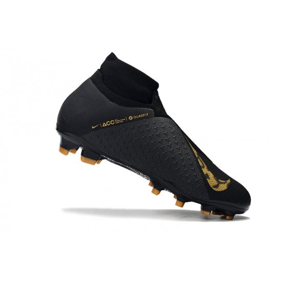 Kopačky Nike Phantom VSN Shadow Elite DF FG Bezcenný Černá Zlatý Kopačky Nike Phantom VSN Shadow Elite DF FG Bezcenný Černá Zlatý