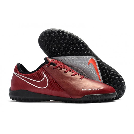 Kopačky Nike Phanton VSN Academy TF Víno Červené Stříbrný Kopačky Nike Phanton VSN Academy TF Víno Červené Stříbrný