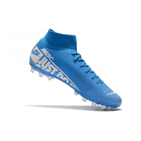 Kopačky Nike Superfly VII Academy CR7 AG Modrý Kopačky Nike Superfly VII Academy CR7 AG Modrý