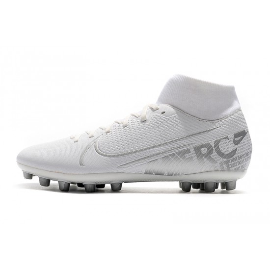 Kopačky Nike Superfly VII Academy CR7 AG Bílý Kopačky Nike Superfly VII Academy CR7 AG Bílý