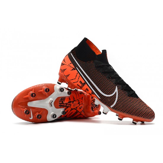 Kopačky Nike Superfly VII Elite SE AG Černá oranžový Kopačky Nike Superfly VII Elite SE AG Černá oranžový