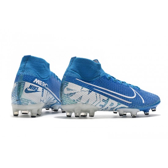 Kopačky Nike Superfly VII Elite SE AG Modrý Bílý Kopačky Nike Superfly VII Elite SE AG Modrý Bílý