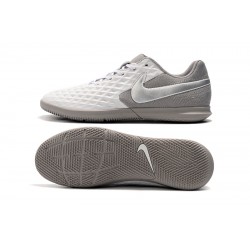 Kopačky Nike Tiempo Legend VIII Club IC Bílý Šedá Stříbrný