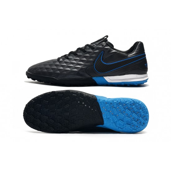 Kopačky Nike Tiempo Legend VIII Pro TF Černá Modrý Kopačky Nike Tiempo Legend VIII Pro TF Černá Modrý