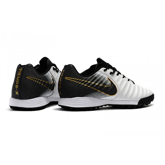 Kopačky Nike Tiempo Ligera IV TF Bílý Černá Kopačky Nike Tiempo Ligera IV TF Bílý Černá