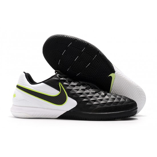 Kopačky Nike Tiempo Lunar Legend VIII Pro IC Černá Bílý Kopačky Nike Tiempo Lunar Legend VIII Pro IC Černá Bílý