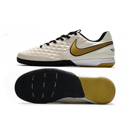 Kopačky Nike Tiempo Lunar Legend VIII Pro IC Cream Zlatý Kopačky Nike Tiempo Lunar Legend VIII Pro IC Cream Zlatý