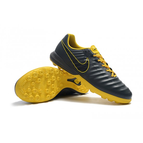 Kopačky Nike TimpoX Finale TF Dark Šedá Žlutá Kopačky Nike TimpoX Finale TF Dark Šedá Žlutá