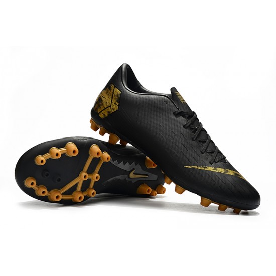 Kopačky Nike Vapor 12 Academy CR7 AG-R Černá Zlatý Kopačky Nike Vapor 12 Academy CR7 AG-R Černá Zlatý