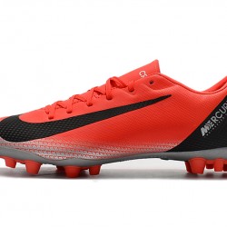 Kopačky Nike Vapor 12 Academy CR7 AG-R Červené Stříbrný Černá