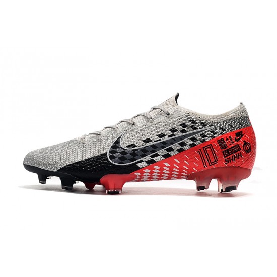 Kopačky Nike Vapor 13 Elite NJR FG Flyknit 360 Stříbrný Červené Kopačky Nike Vapor 13 Elite NJR FG Flyknit 360 Stříbrný Červené